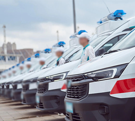 印江服务车队展示